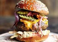 Fresh flame grilled burgers